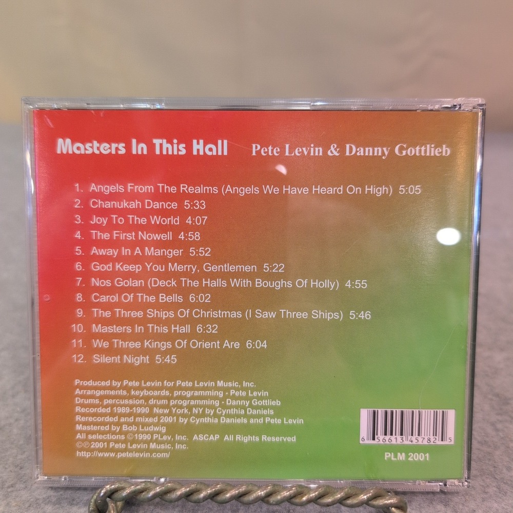 Masters In This Hall The New Age of Christmas Pete Levin Danny Gottlieb CD 2001 - Picture 2 of 2